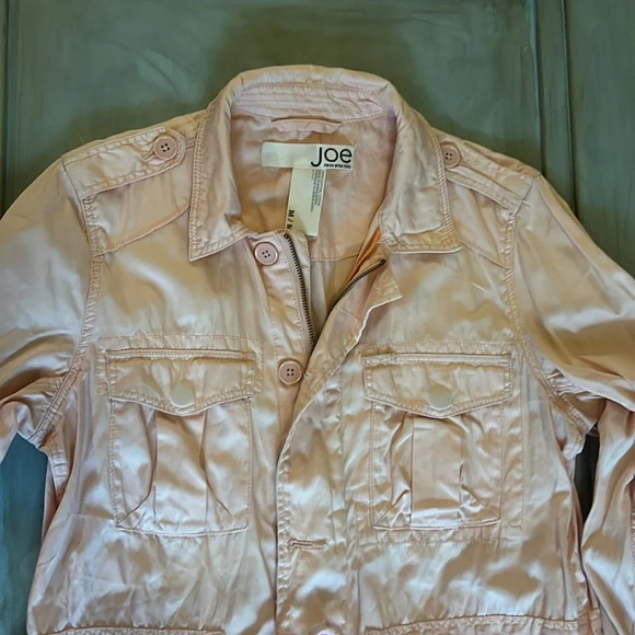 Soft pink cargo drawstring jacket - Picture 2 of 7